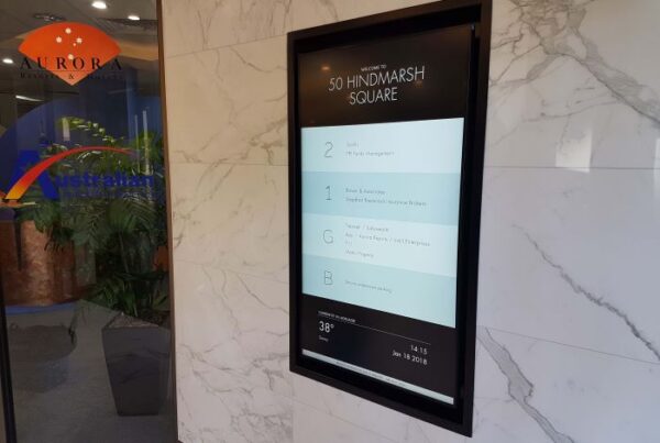 Digital directory boards for easy navigation in buildings